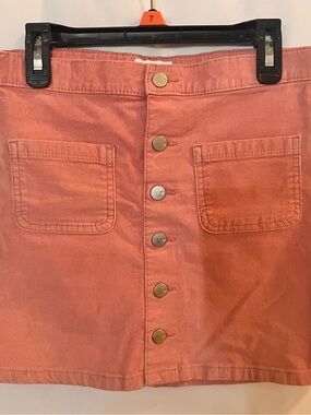 Place Girls Coral Button-Front Skirt